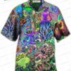 Hippie Octopus Hawaiian Shirt, Psychedelic Let’s Get Weird Aloha Button-Up for Ocean Lover Gift Hippie Octopus Hawaiian Shirt, Psychedelic Let’s Get Weird Aloha Button-Up for Ocean Lover Gift
