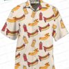 Funny Cartoon Hot Dog Hawaiian Shirt for Food Lovers