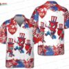Spiderman Hawaiian Shirt Red White and Boom 4th of July