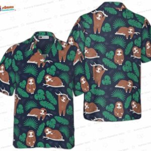 Lazy Sloth Shirt For Men Hawaiian Shirt 2