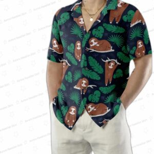 Lazy Sloth Shirt For Men Hawaiian Shirt 3