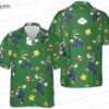 Bluey Lush Island Green Hawaiian Shirt, Cartoon Family Aloha Shirt and Shorts Set for Beach Vacation Gift Bluey Lush Island Green Hawaiian Shirt, Cartoon Family Aloha Shirt and Shorts Set for Beach Vacation Gift