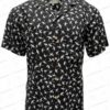 Magnum Bamboo Navy Hawaiian Shirt for Classic Island Style