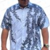 Navy Maile Aloha Shirt – Lightweight Hawaiian Dri Fit Shirt for Men