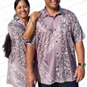 Maile Aloha Shirt Sand 1
