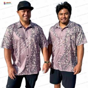 Maile Aloha Shirt Sand 2