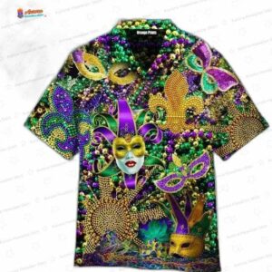 Mardi Gras Fat Tuesday Hawaiian Shirt for Carnival