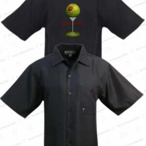 Martini Cocktail Golf Men S Weekender Embroidered Shirt 1