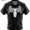 Split Mask Deadpool Wolverine Marvel Hawaiian Shirt, Black Comic Aloha Button-Up for Fan Vacation Gift