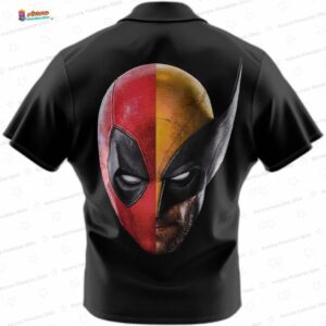 Marvels Deadpool And Wolverine Stylish Comfortable Casual Vacation Deadpool Hawaiian Shirt 1