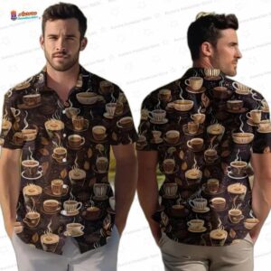 Mellow Coffee Hawaiian Shirts For Men Women 2