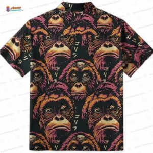 Mischievous Monkey Hawaiian Shirt 1
