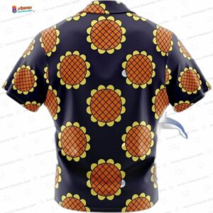 Luffy Dressrosa Sunflower One Piece Hawaiian Shirt Anime Aloha Vibes