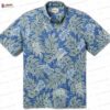 Royal Blue Hibiscus Hawaiian Shirt, Tropical Floral Aloha Button-Up for Beach Vacation Gift