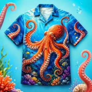 Octopus Hawaiian Shirt