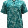 World War II Battleships Turquoise Hawaiian Shirt World War II Battleships Turquoise Hawaiian Shirt