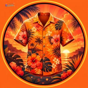 Orange Hawaiian Shirt