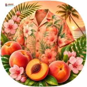 Peach Hawaiian Shirt