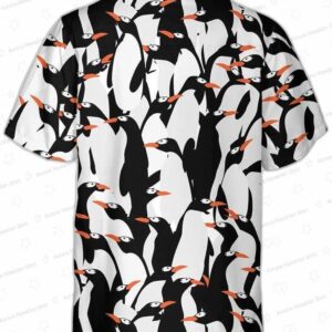 Penguin Colony Hawaiian Shirt 1