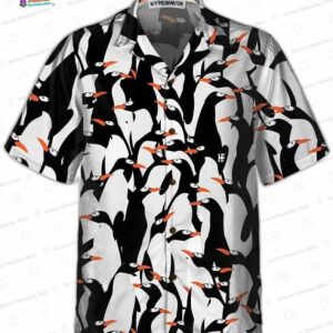 Penguin Colony Hawaiian Shirt 2