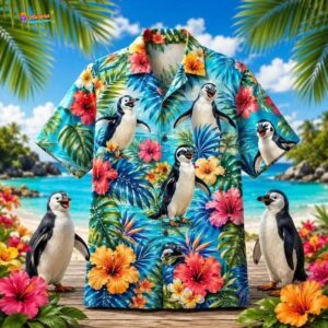 Penguin Hawaiian Shirt