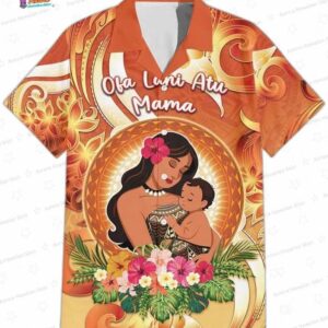 Trendy Personalized Tonga Mother’s Day Hawaiian Shirt for Mom