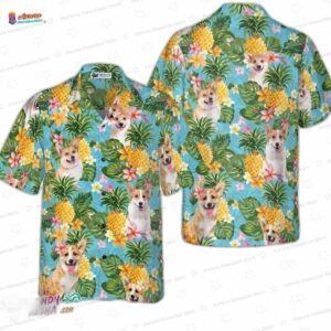 Pineapple Corgis Lover Hawaiian Shirt 2