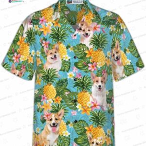 Pineapple Corgis Lover Hawaiian Shirt 3