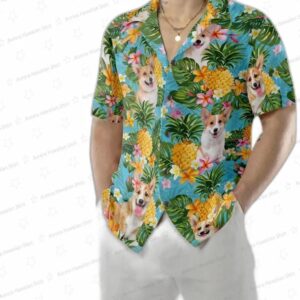 Pineapple Corgis Lover Hawaiian Shirt 4