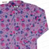 Bisexual Dice RPG Gay Hawaiian Shirt, Pink Blue Curvy Aloha Button-Up for Pride Vacation Gift