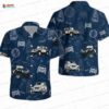Old Man Off Road Jeep Hawaiian Shirt, Green Tropical 4×4 Aloha Button-Up for Adventure Dad Gift
