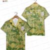 Deep Purple Umbreon Pokemon Hawaiian Shirt, Pixel Night Button-Up for Gamers