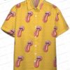 Tropical Slowpoke Pokemon Hawaiian Shirt with Pink Blue Floral Print