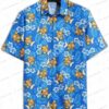 Water Type Pokemon Hawaiian Shirt, Blue Oshawott Squirtle Totodile Aloha Button-Up for Gamer Vacation Gift Water Type Pokemon Hawaiian Shirt, Blue Oshawott Squirtle Totodile Aloha Button-Up for Gamer Vacation Gift