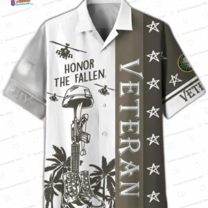 Premium Honor The Fallen US Veterans Hawaii Shirt NPVC070401 2