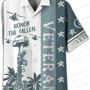 Premium Honor The Fallen US Veterans Hawaii Shirt NPVC070401 5