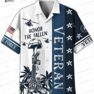 Premium Honor The Fallen US Veterans Hawaii Shirt NPVC070401 7