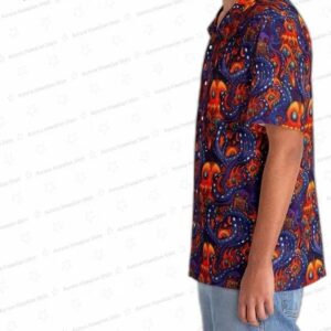 Psychedelic Monster Octopus Men s Hawaiian Shirt 6