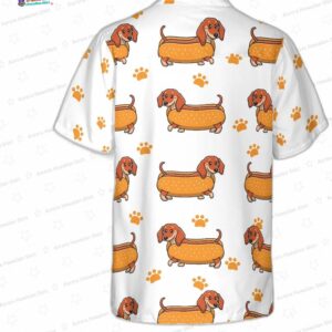 Real Hotdog Dachshund Hawaiian Shirt 1