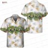 Toucan Birds And Palm Leaves Hawaiian Shirt, Hibiscus Tropical Aloha Button-Up for Vacation Gift