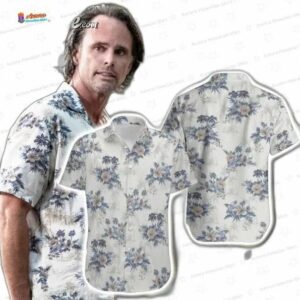 Rick Hatchett White Lotus Season 3 Floral Hawaiian Shirt