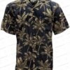 Retro Scenic Palm Purple Rayon Hawaiian Shirt – Vintage Resort Shirt