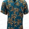 Royal Palms Maroon Rayon Hawaiian Shirt – Classic Palm Resort Shirt