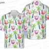 Christmas Santa Riding Dolphin Hawaiian Shirt – Funny Mele Kalikimaka Beach Gift