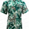 Shadow Garden Gray Rayon Hawaiian Shirt – Tropical Leaf Shirt Shadow Garden Gray Rayon Hawaiian Shirt – Tropical Leaf Shirt