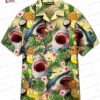 Rainbow Tie Dye Shark Hawaiian Shirt for Pride Beach Parties