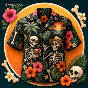 Skeleton Hawaiian Shirt