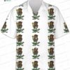 Rainbow Tie Dye Psychedelic Hawaiian Shirt with Magic Mushroom Art for Festivals Rainbow Tie Dye Psychedelic Hawaiian Shirt with Magic Mushroom Art for Festivals