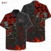 Personalized Slayer Hell Awaits Pentagram Hawaiian Shirt – Gothic Metal Button-Up