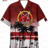 Slayer Paradise Found Hawaiian Shirt – Vintage Black Tropical Button-Up